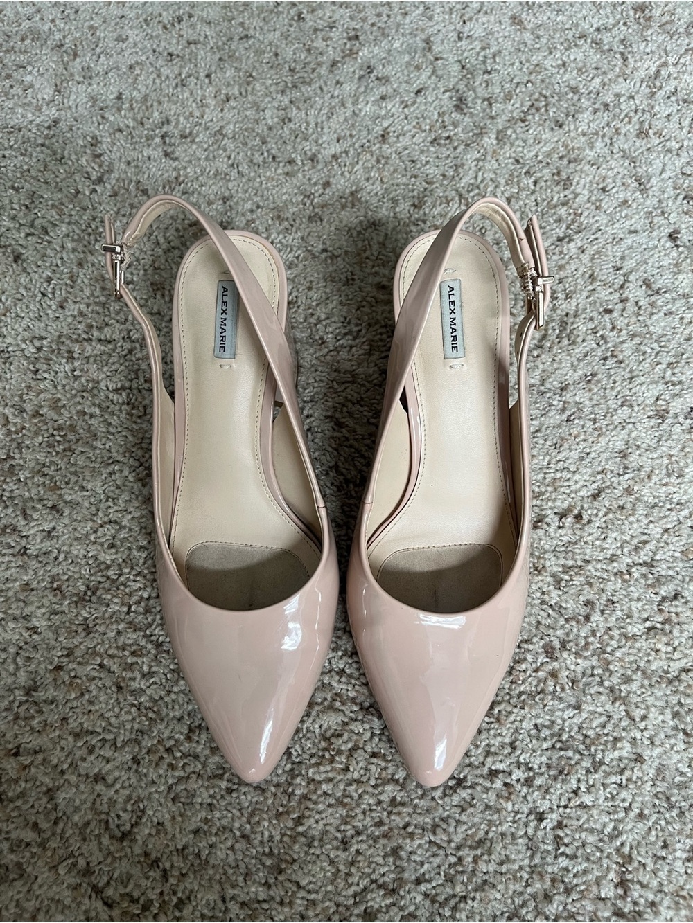 Alex Marie Nude Block Heels